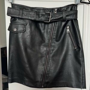 ONLY Leather Skirt